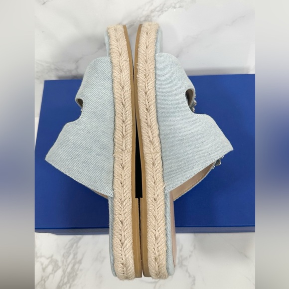 Stuart Weitzman Tomi Pearl Espadrille Slides - Picture 8 of 15